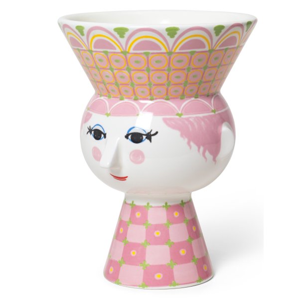 Bjørn Wiinblad Carmen Vase 15 cm Pink