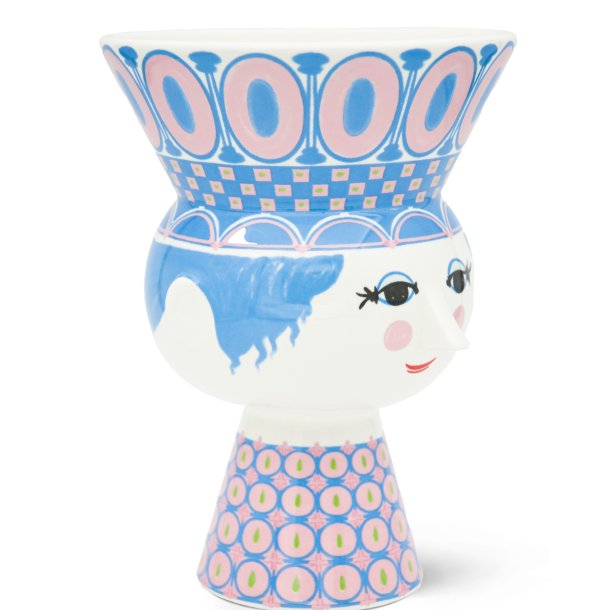 Bjørn Wiinblad Carmen Vase 20 cm Blå