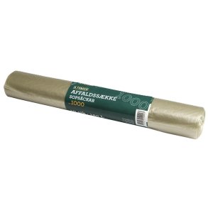 Affaldsskke - Klar - 120 l - 30 my - 10 stk