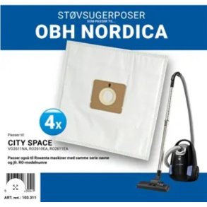 St�vsugerposer OBH City Space - 4 stk.