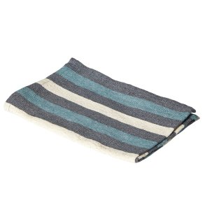 Viskestykker - 50 x 70 cm - 3 stk. - Bl�/Koks/Natur