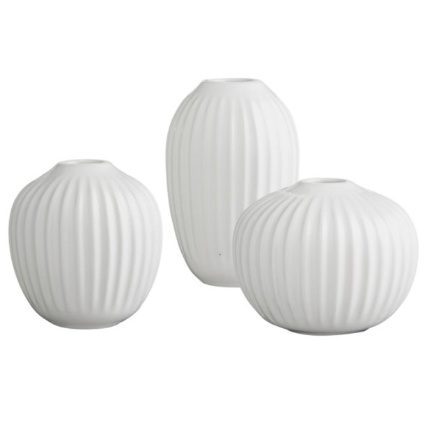 Khler Hammershi Mini-vaser Hvid - st med 3 stk