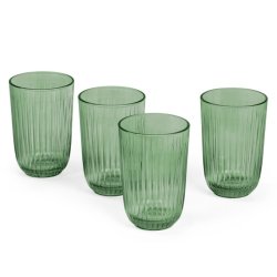 K�hler Hammersh�i Vandglas - Gr�n - 4 stk.