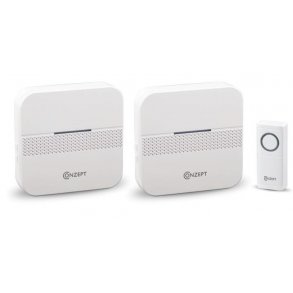 Conzept Trdls Drklokke - 2 Klokker + 1 Ringetryk