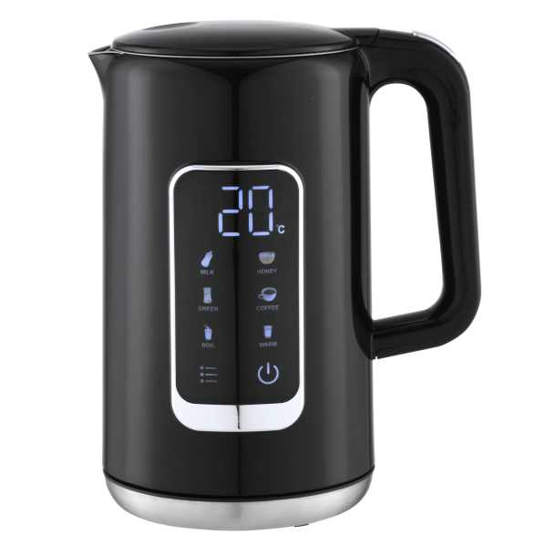 Conzept Elkedel - Dobbeltvgget - 1,7 l - 2200 W - Med Digitalt Display