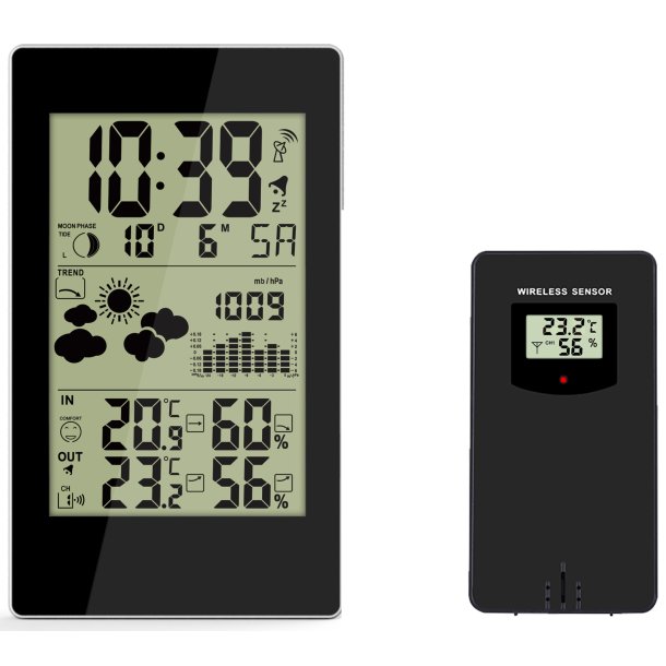 Conzept Vejrstation - Udend�rs Termometer - Alarm - Kalender