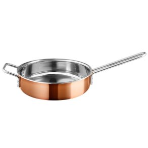 Eva Trio Kobber Sauterpande - 24 cm