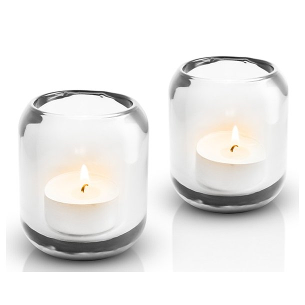 Eva Solo Acorn Fyrfadsstager - Klar - 2 stk.