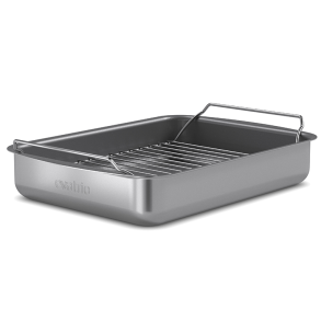 Eva Trio Professionel Bradepande - Keramisk Belgning - Inkl. Rist - 30 x 22 cm