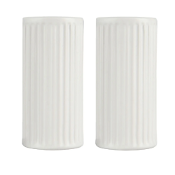 Aida Groovy Salt/Peber Strst - Hvidt