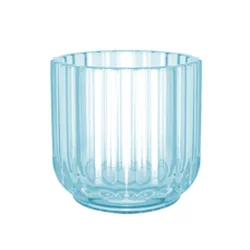 Lyngby Stagen - 6,5 cm - Lysebl� Glas