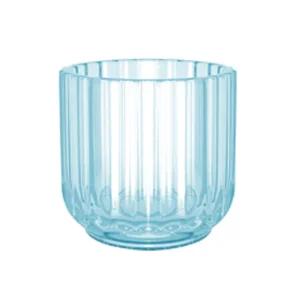 Lyngby Stagen - 6,5 cm - Lysebl Glas