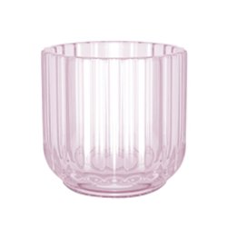 Lyngby Stagen - 6.5 cm - Pink Glas