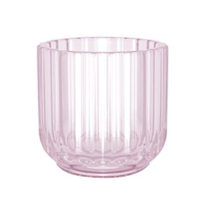 Lyngby Stagen - 6.5 cm - Pink Glas