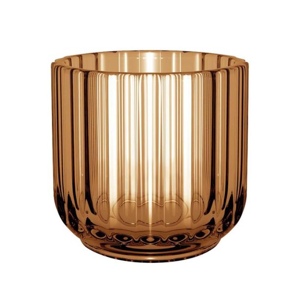 Lyngby Stagen 6.5 cm - Amber Glas