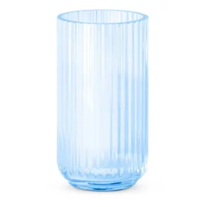 Lyngby Vasen - 15 cm - Lysebl Glas 