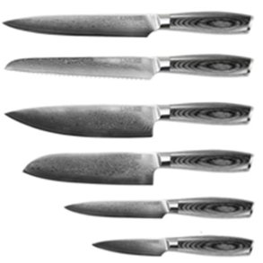 Damascus by Haws Knivst - 6 Dele