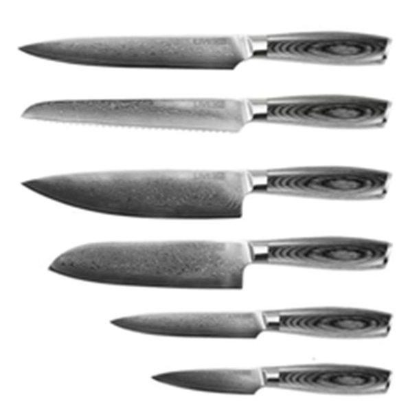 Damascus by Haws Knivst - 6 Dele