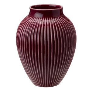Knabstrup Vase - Riller - 27 cm - Berry