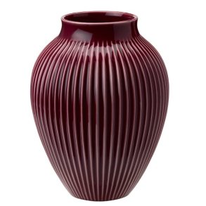 Knabstrup Vase - Riller - 12,5 cm - Berry
