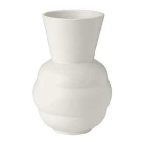 Knabstrup Tortus Archie Vase No 1 - 21 cm Hvid