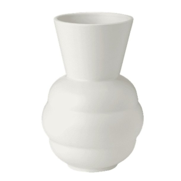 Knabstrup Tortus Archie Vase No 1 - 21 cm Hvid