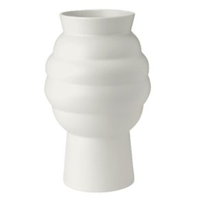Knabstrup Tortus Archie Vase No 2 - 23,5 cm Hvid
