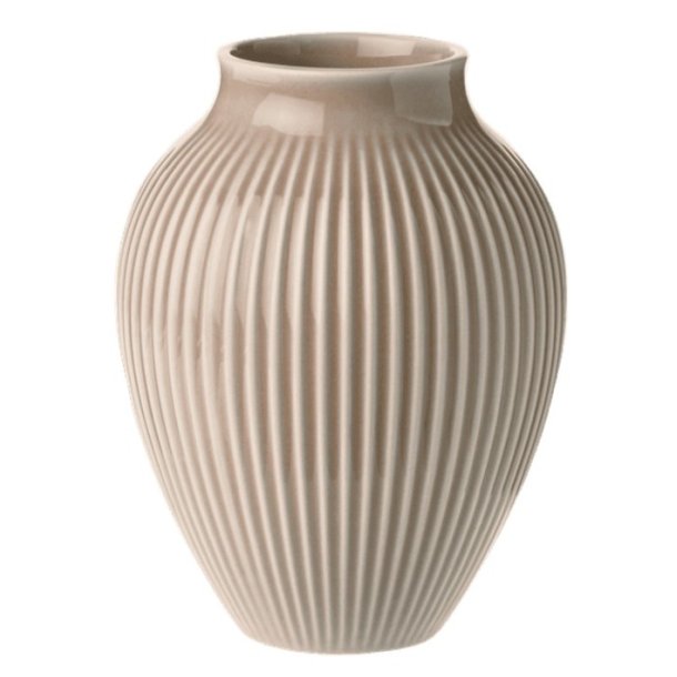 Knabstrup Vase - Riller - 12,5 cm - Dusty Rose
