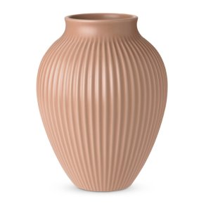 Knabstrup Vase - Riller - 20 cm - Dusty Rose