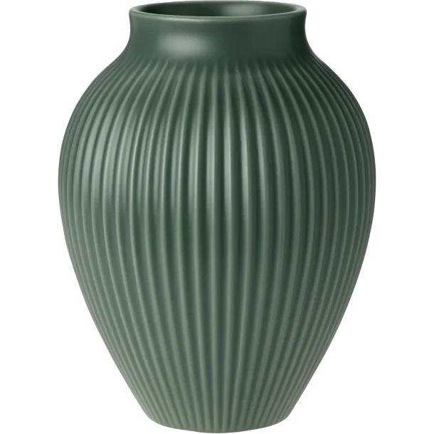 Knabstrup Vase - Riller - 20 cm - Celadon Green