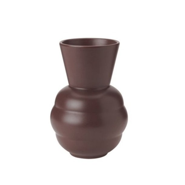 Knabstrup Tortus Archie Vase No 1 - 21 cm - Bordeaux