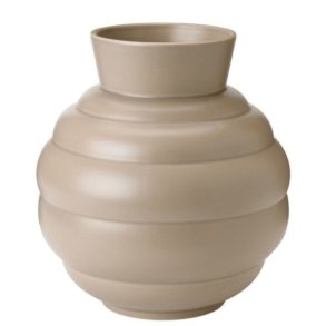 Knabstrup Tortus Archie Vase No 3 - 26,5 cm - Dark Sand