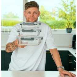 Sobczyk Opbevaringglas med lg - 3 pak