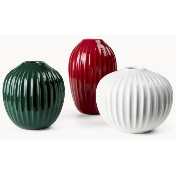 Hammershi Minivaser - Rd/Grn/Hvid - 3 stk.