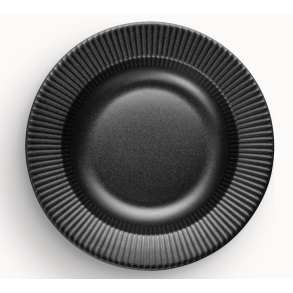 Eva Trio Legio Nova Black - Dyb Tallerken - 22 cm