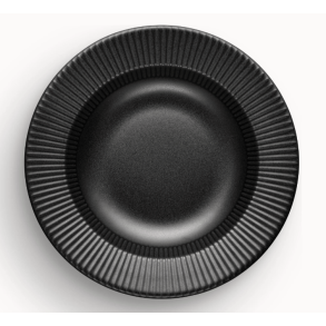 Eva Trio Legio Nova Black - Dyb Tallerken - 25 cm