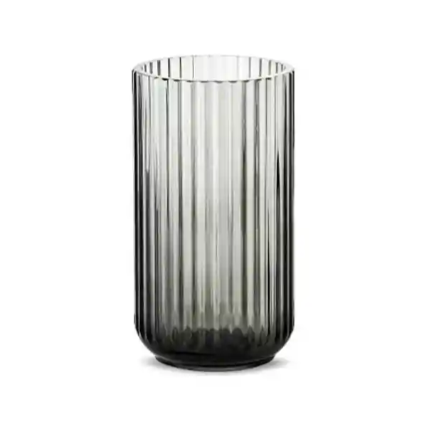 Lyngby Vasen - 15 cm - Rgfarvet Glas 