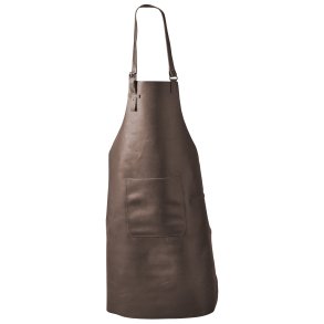 Skindforklde med Lomme - 65 x 90 cm - Mrk Brun