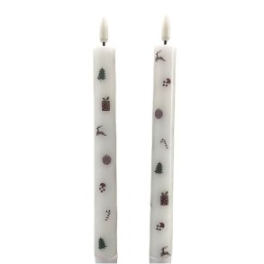 LED Stagelys - Juleguirlande - 2 stk. - 3D Vge - 22 cm - Chip