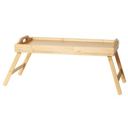 Sengebakke med foldeben - 50 x 30 x 21 cm - Bambus