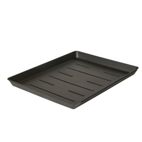 Skobakke Plast - 35 x 27 x 2,5 cm - Sort - 3 stk.