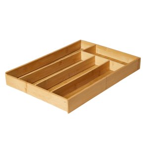 Bestikkasse - Bambus - 38 x 27 x 4 cm 