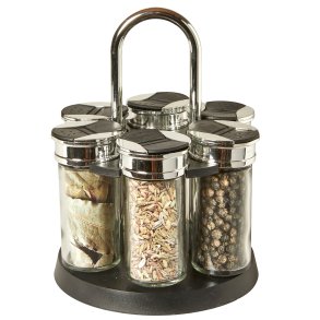 Krydderikarrusel med 6 Glas