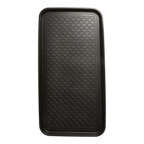 Skobakke - 38 x 76 cm - Plast - Sort