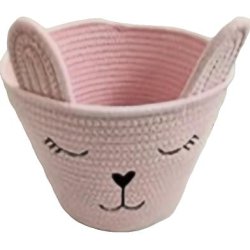 Kurvest med rer - 3 Dele - 15,18 &amp; 21 cm hje - Rosa