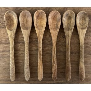 Ske - 14 cm - Akacietr� - 6 stk.