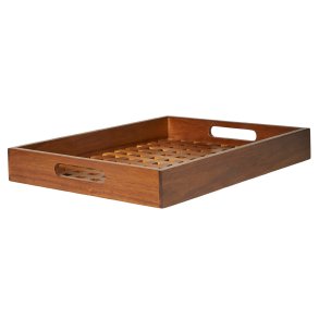 Bakke - Akacietr - Rist - 40 x 32 cm