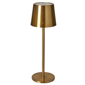 Bordlampe - Guld - LED Touch - Genopladelig - 27,5 cm