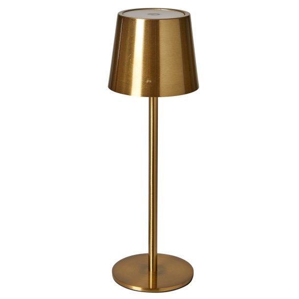 Bordlampe - Guld - LED Touch - Genopladelig - 27,5 cm