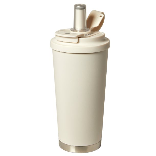 Termokop - 580 ml - Stl - Dobbeltvgget - Stone